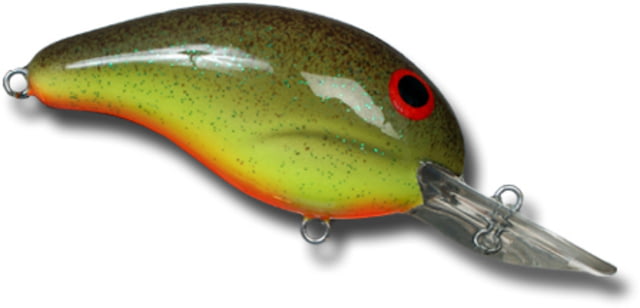 Bandit 100 Series Crankbait 2in 1/4oz Chartreuse/Rootbeer Sparkle