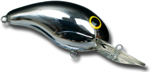 Bandit Bandit 100 Series Crankbait 2in 1/4oz Chrome/Black Back