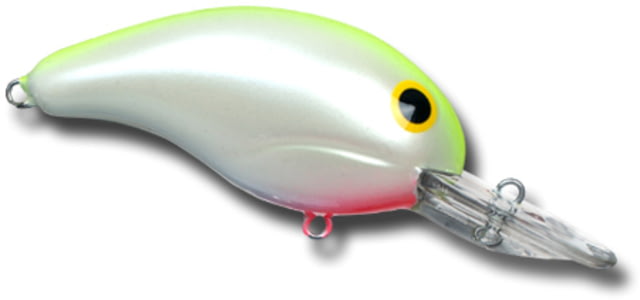 Bandit 100 Series Crankbait 2in 1/4oz Pearl/Chartreuse Back