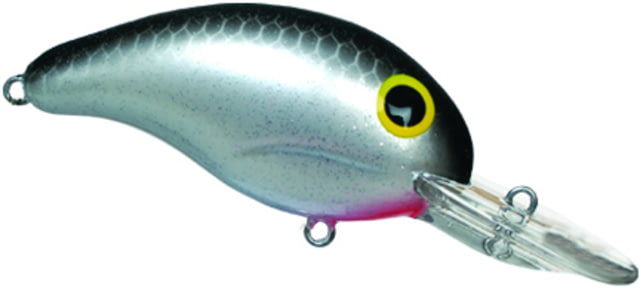 Bandit Bandit 100 Series Crankbait 2in 1/4oz Silver Minnow Sparkle