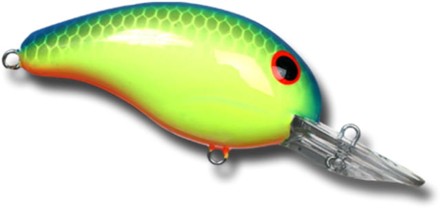 Bandit 300 Series Crankbait 2in 1/4oz Chartreuse Blue Back