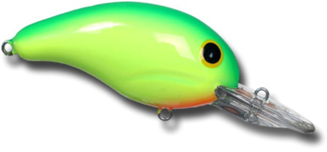 Bandit Bandit 300 Series Crankbait 2in 1/4oz Chartreuse/Green Back