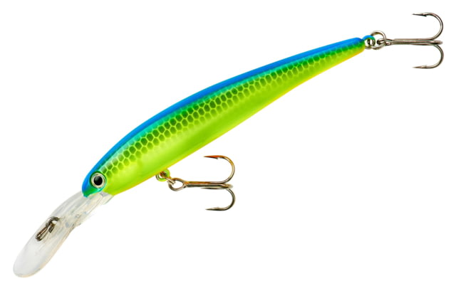 Bandit B-Shad Plug 3/8oz 3 1/2in Chartreuse Blue Back