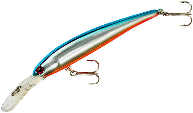 Bandit Bandit B-Shad Plug 3/8oz 3 1/2in Chrome Blue Back