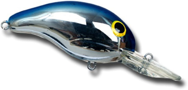 Bandit Bandit 100 Series Crankbait 2in 1/4oz Chrome Blue
