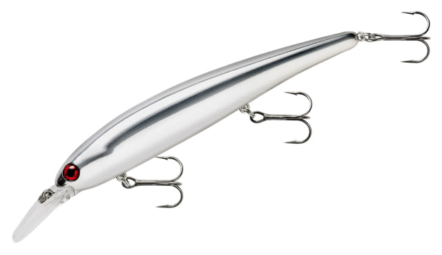 Bandit Bandit Walleye Shallow Plug 5/8oz 4 3/4in Chrome/Red Eye