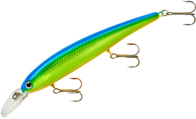 Bandit Bandit Walleye Shallow Bait 4 3/4in 5/8oz Chartreuse Blue Back