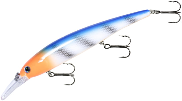 Bandit Bandit Walleye Shallow Bait 4 3/4in 5/8oz White Blue/Orange Head