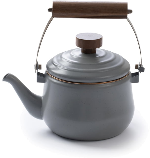 Barebones Enamel Teapot Slate Gray