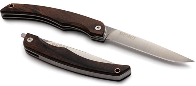 Barebones Folding Knife Set - Set of 2 50CR15 Stainless Steel Blade Hardwood Handle