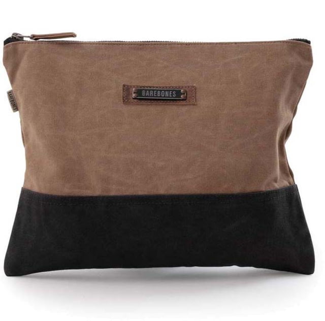 Barebones Barebones Neelum Large Zipper Pouch 13 in x .75 in x 10.5 in Khaki