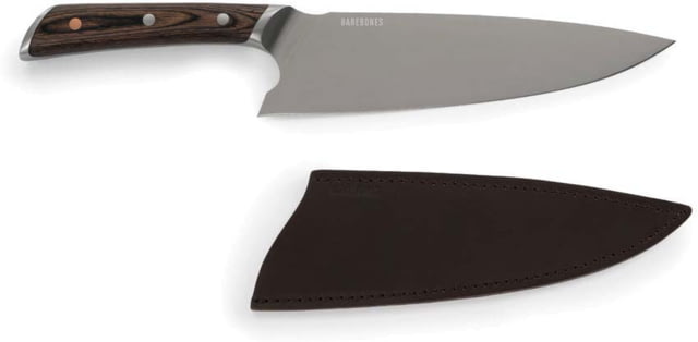 Barebones Barebones No 8 Chef's 8.00 in Kitchen Knife Black resin infused pakkawood