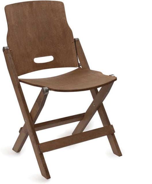 Barebones Ridgeline Wood Folding Chair 17.75in x 20in x 31.25in Stained Birch Plywood 9lb