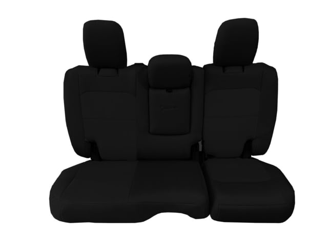 Bartact Jeep JL Seat Covers Rear Bench  plus Wrangler 2 Door Tactical Series Black/Black