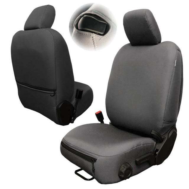 Bartact Jeep Seat Covers Rear Split Bench No Armrest  plus GLADIATOR 4 Door Baseline Performance Graphite