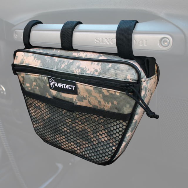 Bartact Jeep Wrangler Dash Bag Passenger f/ Grab Handle Dash Bag Fabric ACU Camo