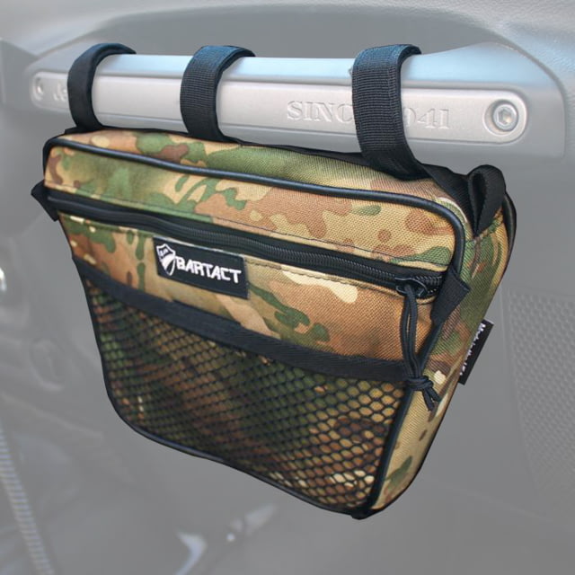 Bartact Jeep Wrangler Dash Bag Passenger f/ Grab Handle Dash Bag Fabric Multicam