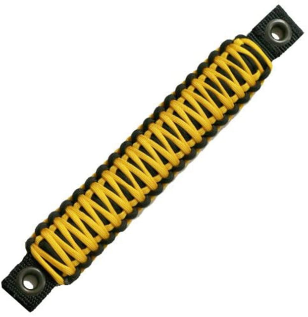 Bartact Jeep Wrangler Grab Handles Paracord JK Sound Bar Rear Side Pair Black/Dozer Yellow