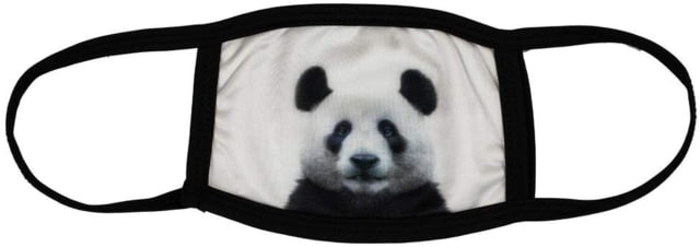 Bartact Kids Reversible 2 Ply Polyester Reusable Washable Face Mask Cover w/ Filter Slot Small Panda/Koala