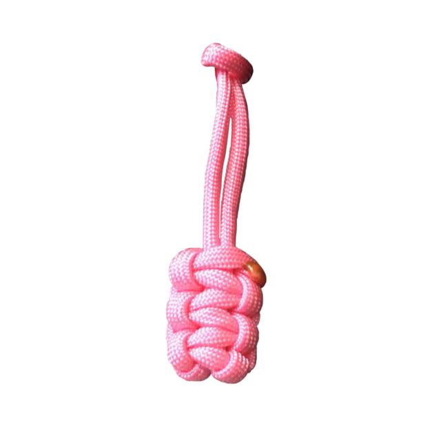 Bartact Paracord Zipper Pull w/ Key Ring Set of 5 Baby Pink