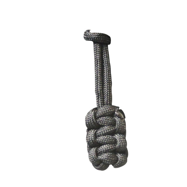 Bartact Paracord Zipper Pull w/ Key Ring Set of 5 Black