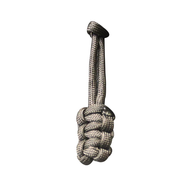 Bartact Paracord Zipper Pull w/ Key Ring Set of 5 Graphite