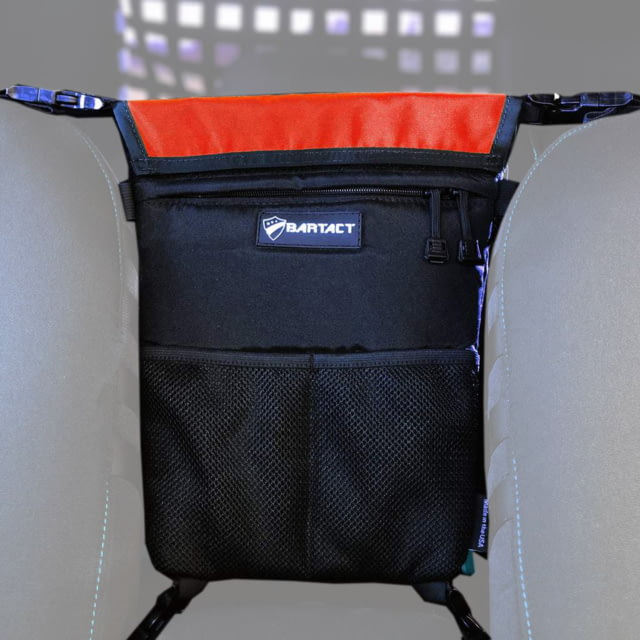 Bartact Universal Fabric between the Seat Bag and Pet Divider Orange