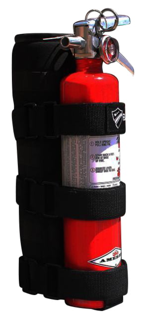 Bartact Universal Fire Extinguisher Holder for Padded Roll Bars Black