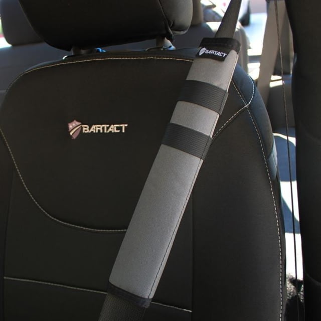 Bartact Universal Seat Belt Covers Pair Graphite