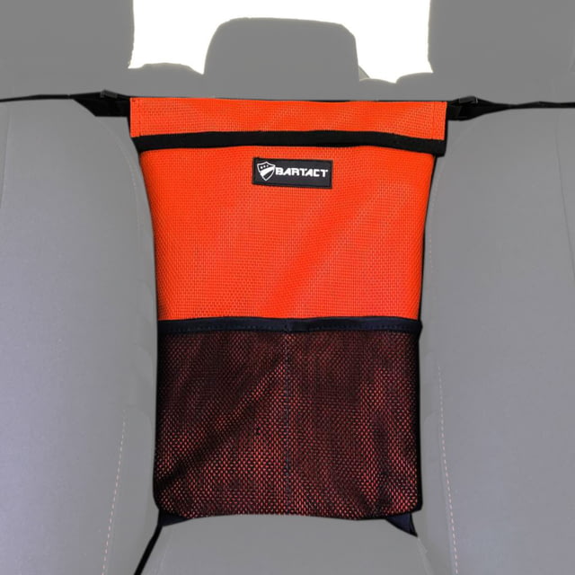 Bartact Universal Shade Material Between the Seat Bag and Pet Divider Orange