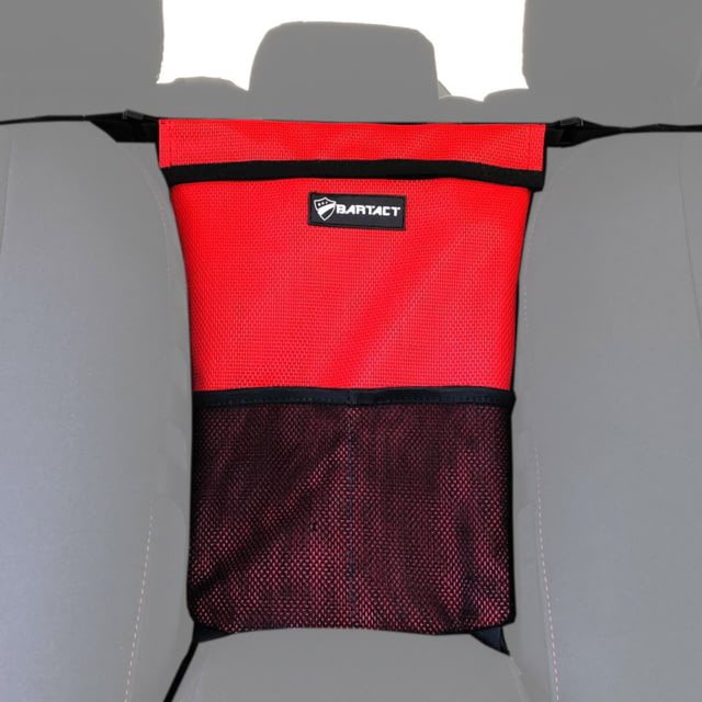 Bartact Universal Shade Material Between the Seat Bag and Pet Divider Red