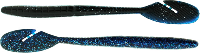 Bass Assassin BANG Lures Ding Dong 6in 15 per Pack Blue Shadow Glitter 6