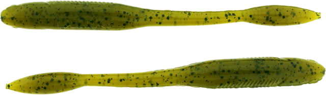 Bass Assassin BANG Lures Litl Tapper 4.5in 12 per Pack Green Pumpkin 4.5
