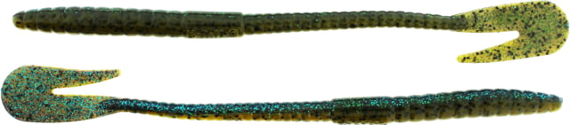 Bass Assassin BANG Lures Rail Worm 7in 10 per Pack Grave Digger 7