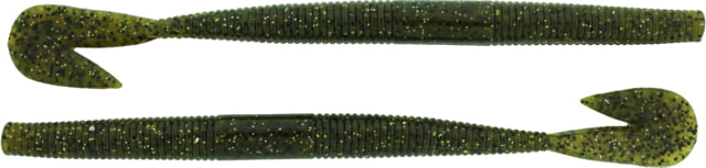 Bass Assassin BANG Lures RSB Worm 7.25in 8 per Pack Green Pumpkin Magic 7.25
