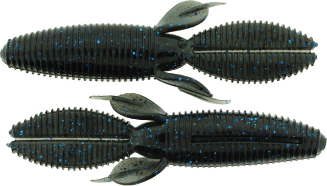 Bass Assassin BANG Lures Skunk Ape 4.25in 7 per Pack Blueberry 4.25