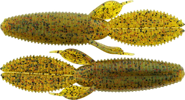 Bass Assassin BANG Lures Skunk Ape 4.25in 7 per Pack Watermelon/Red Glitter/Blue Pearl 4.25