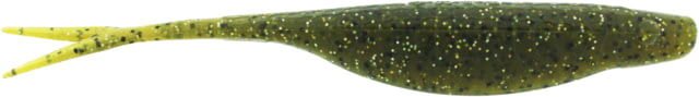 Bass Assassin BANG Lures Vapor Shad 5in 10 per Pack Green Pumpkin Magic 5