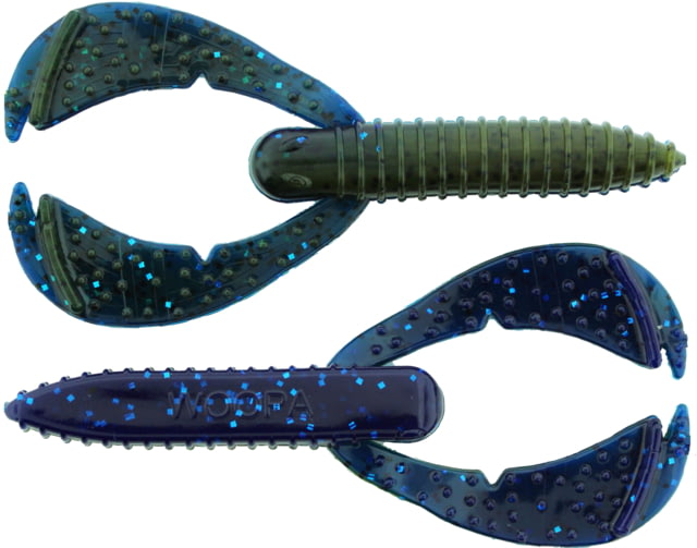 Bass Assassin BANG Lures Woopah Craw 4in 7 per Pack Okeechobee Craw 4