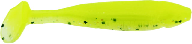 Bass Assassin Crappie Dapper Swimbait 2in 10 per Pack Limetreuse Ghost 2