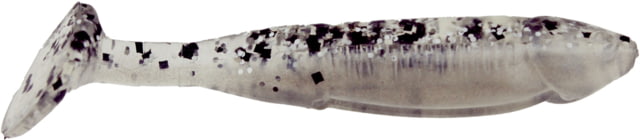 Bass Assassin Crappie Dapper Swimbait 2in 10 per Pack Salt & Pepper Silver Phantom 2