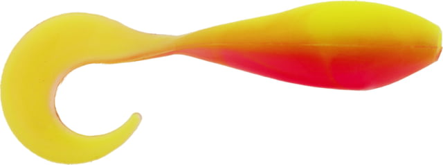 Bass Assassin Curly Shad Swimbait 2in 10 per Pack Candy Corn 2