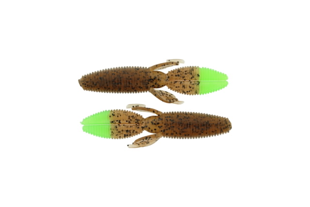 Bass Assassin Litl Skunk Ape Soft Bait 10 3 1/2in Pumpkinseed-Chartreuse