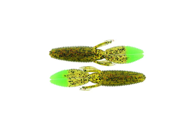 Bass Assassin Litl Skunk Ape Soft Bait 10 3 1/2in Watermelon Red--Chartreuse