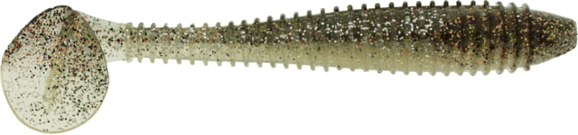 Bass Assassin Lures Boss Shiner Swimbait 4.7in 5 per Pack Mama's 14K 4.7