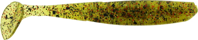 Bass Assassin Lures Elite Shiner 4in 8 per Pack Watermelon Red Magic 4