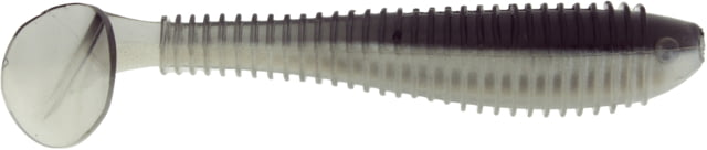 Bass Assassin Lures Litl Boss Swimbait 3.5in 6 per Pack Black Shad 3.5