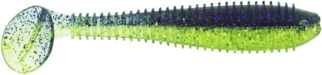 Bass Assassin Lures Litl Boss Swimbait 3.5in 6 per Pack Electric Shiner 3.5