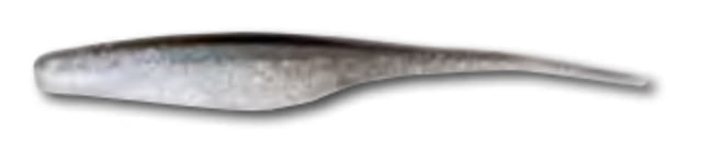 Bass Assassin Lures Shad 3in 10 per Pack Black Glitter Shad 3