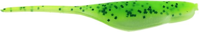 Bass Assassin Lures Shad 3in 10 per Pack Chartreuse Pepper Shad 3